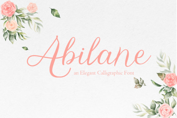 Abilane: An Elegant Calligraphic Font for Editorial Design