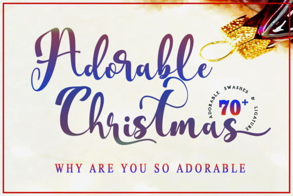 Adorable Christmas: A Festive Script Font for Editorial Design