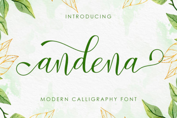 Andena: A Timeless Handwritten Font for Web Design