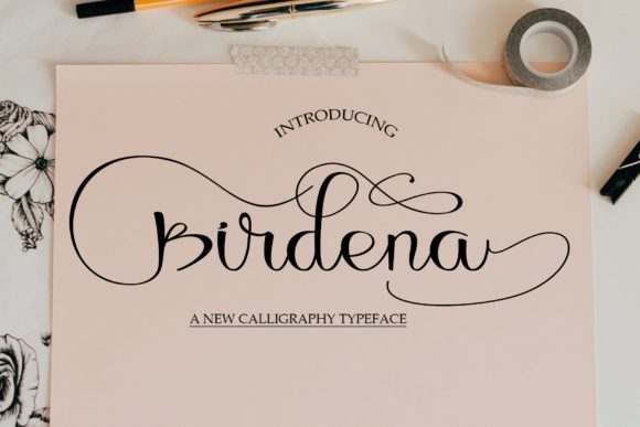 Birdena: A Modern Calligraphy Font for Stunning Web Designs