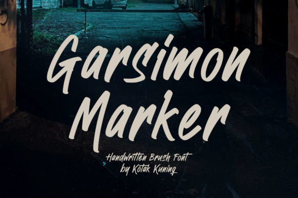 Boost Your Brand with Garsimon Marker Font