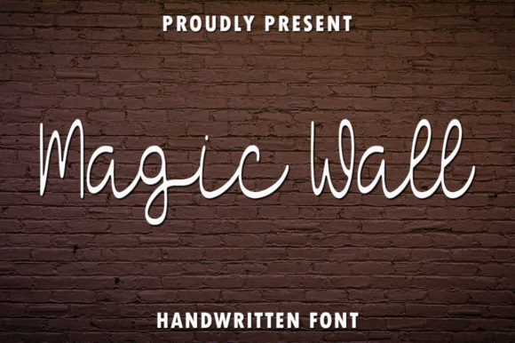 Bring Charm to Your Creations with Magic Wall Font