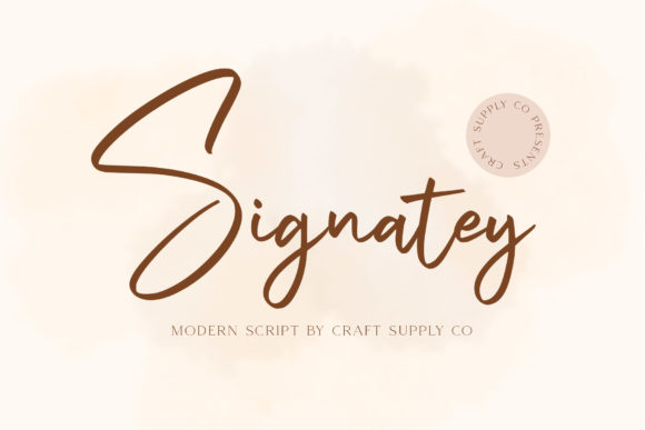 Bring Your Creations to Life with Signatey Font
