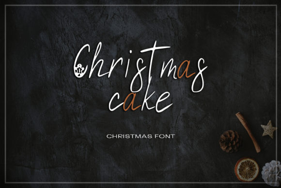 Christmas Cake: A Sweet Handwritten Font for Web Design
