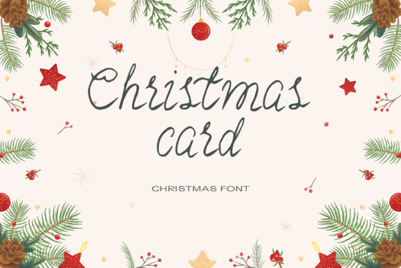 Christmas Card: A Dreamy Handwritten Font for Web Design