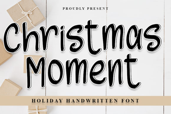 Christmas Moments: A Handwritten Font for Joyful Editorial Designs