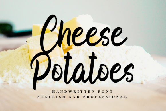 Discover the Charm of Cheese Potatoes: A Handwritten Font