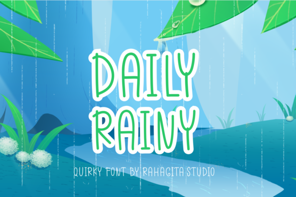 Discover the Charm of Daily Rainy: A Perfect Handwritten Font