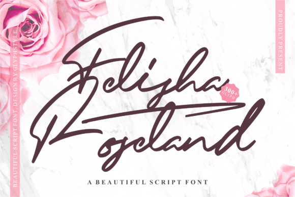Discover the Charm of Felisha Roseland Font