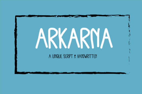 Discovering Arkarna: A Playful Handwritten Font for Editorial Design