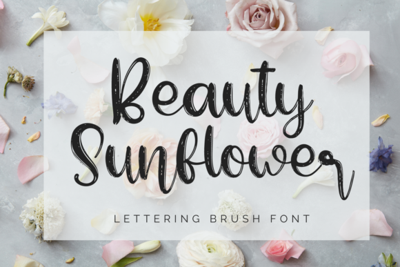 Enhance Your Brand with Beauty Sunflower Font