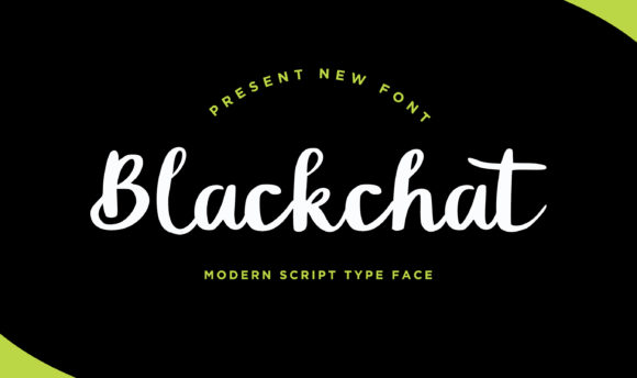 Enhance Your Brand with Blackchat Font