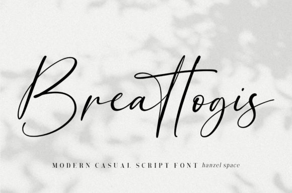 Enhance Your Brand with Breattogis: A Modern Script Font