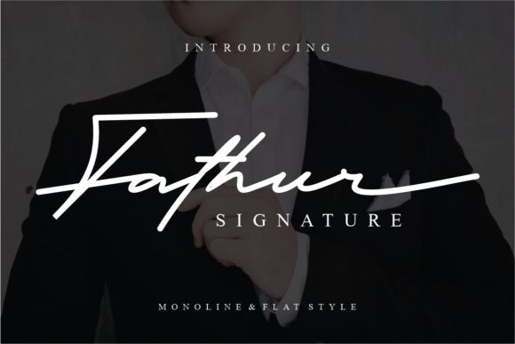 Enhance Your Brand with Fathur: A Modern Handwritten Font