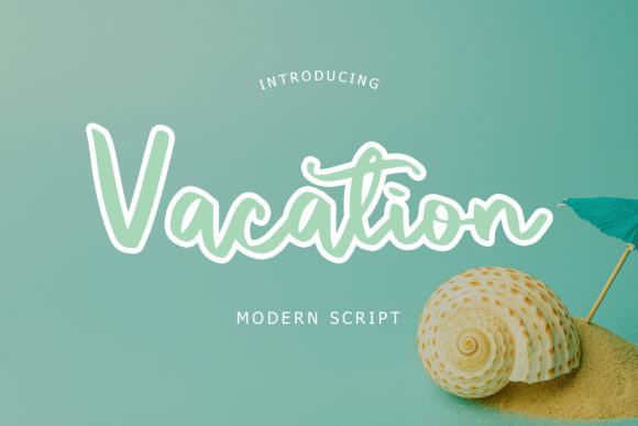 Enhance Your Brand with Vacation: A Relaxed Handwritten Font
