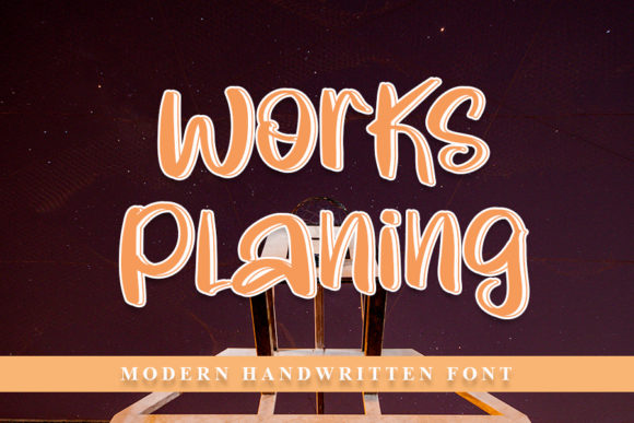 Enhance Your Brand with Works Planing Font