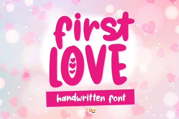 First Love: A Charming Handwritten Font for Creative Branding