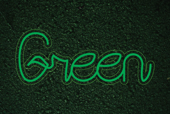 Green: A Handwritten Font for Creative Web Design
