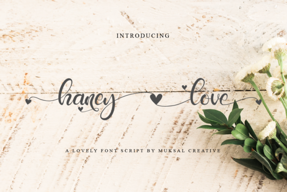 Haney Love: A Handwritten Font for Elegant Branding