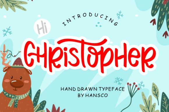 Hi Christopher: A Charming Handwritten Font for Creative Makers