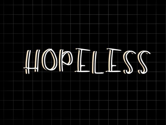 Hopeless: A Playful Handwritten Font for Crafters