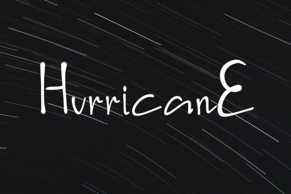 Hurricane: A Delicate Handwritten Font for Web Design