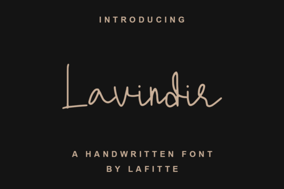 Lavindir: A Charming Handwritten Font for Crafters