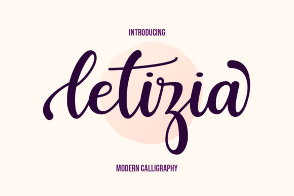 Letizia: A Beautiful Script Font for Modern Web Design