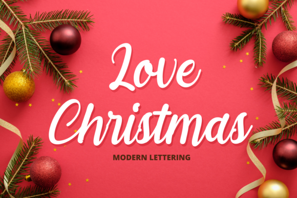 Love Christmas: A Bold and Versatile Handwritten Font for Web Design