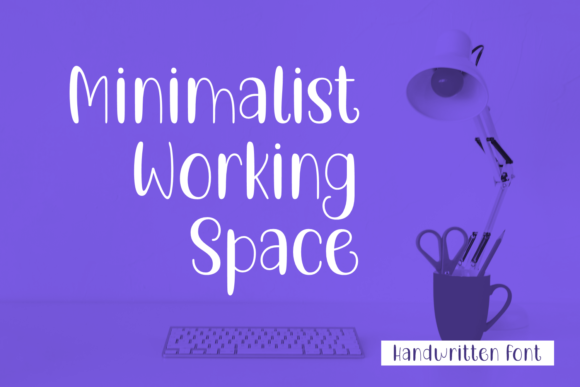 Minimalist Working Space: A Versatile Font for Clean Campaigns