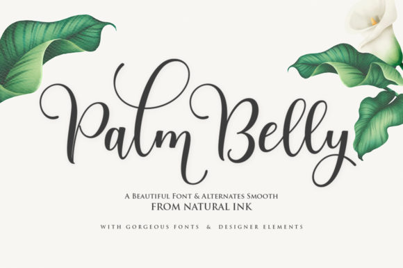 Palm Belly: A Versatile Script Font for Crafters and Creators