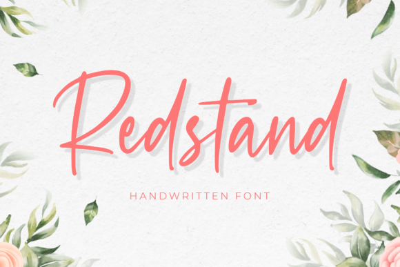Redstand: A Script Font for Elegant Editorial Design