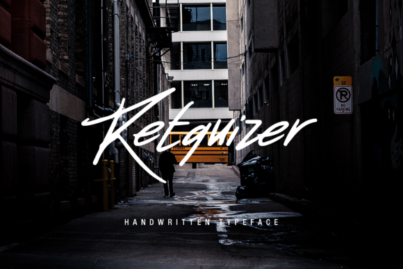 Retquizer: A Bold Script for Creative Projects