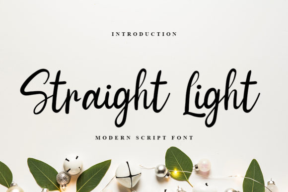 Straight Light: A Versatile Script for Modern Design