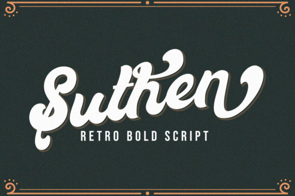 Suthen: A Script Font with Elegance and Versatility