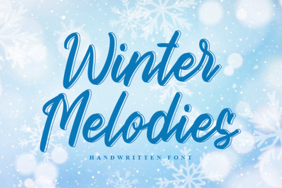 Winter Melodies: A Fresh and Cursive Handwritten Font